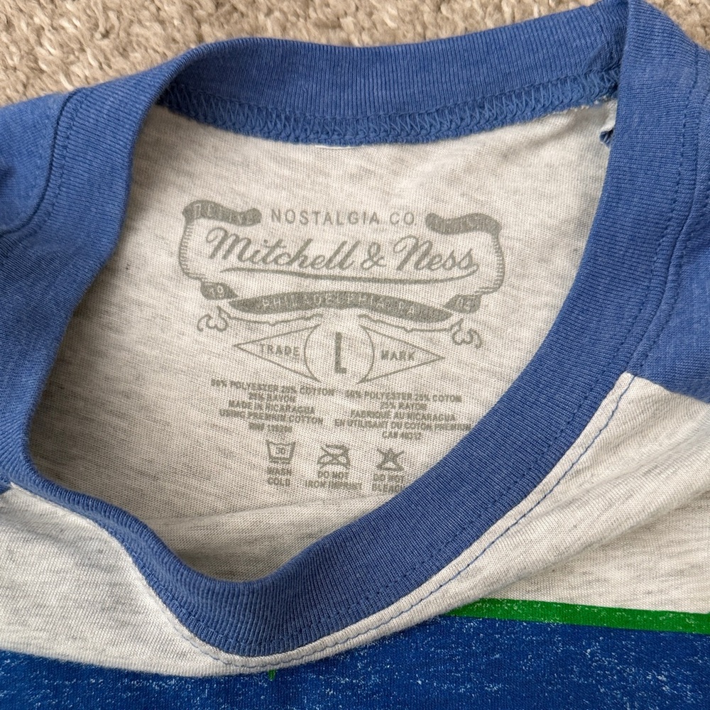 Mitchell & Ness Blue Hartford Whalers tee - Picture 2 of 3